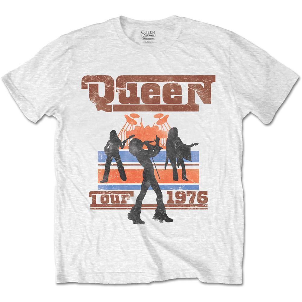 Queen Unisex T Shirt 1976 Tour Silhouettes